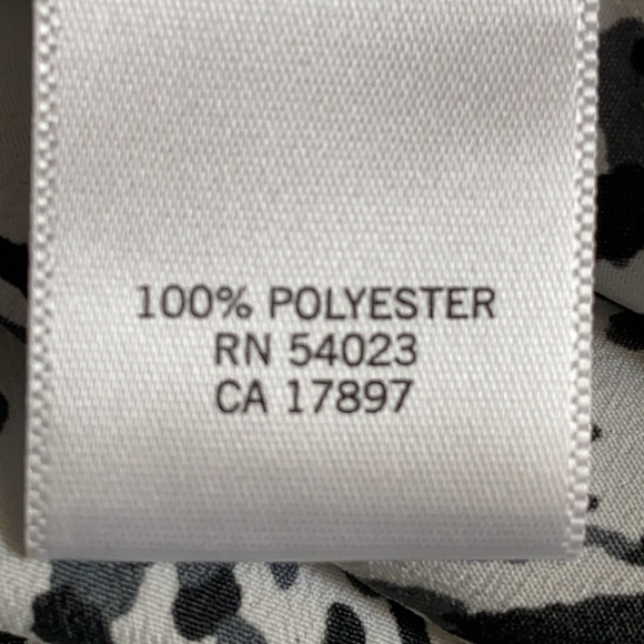 Banana Republic Pleated Ruffle Animal Print Tank - Picture 7 of 8